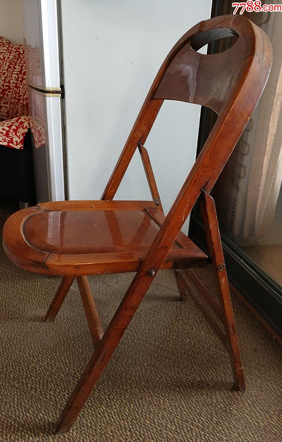 文革老椅子折叠椅交椅木椅子