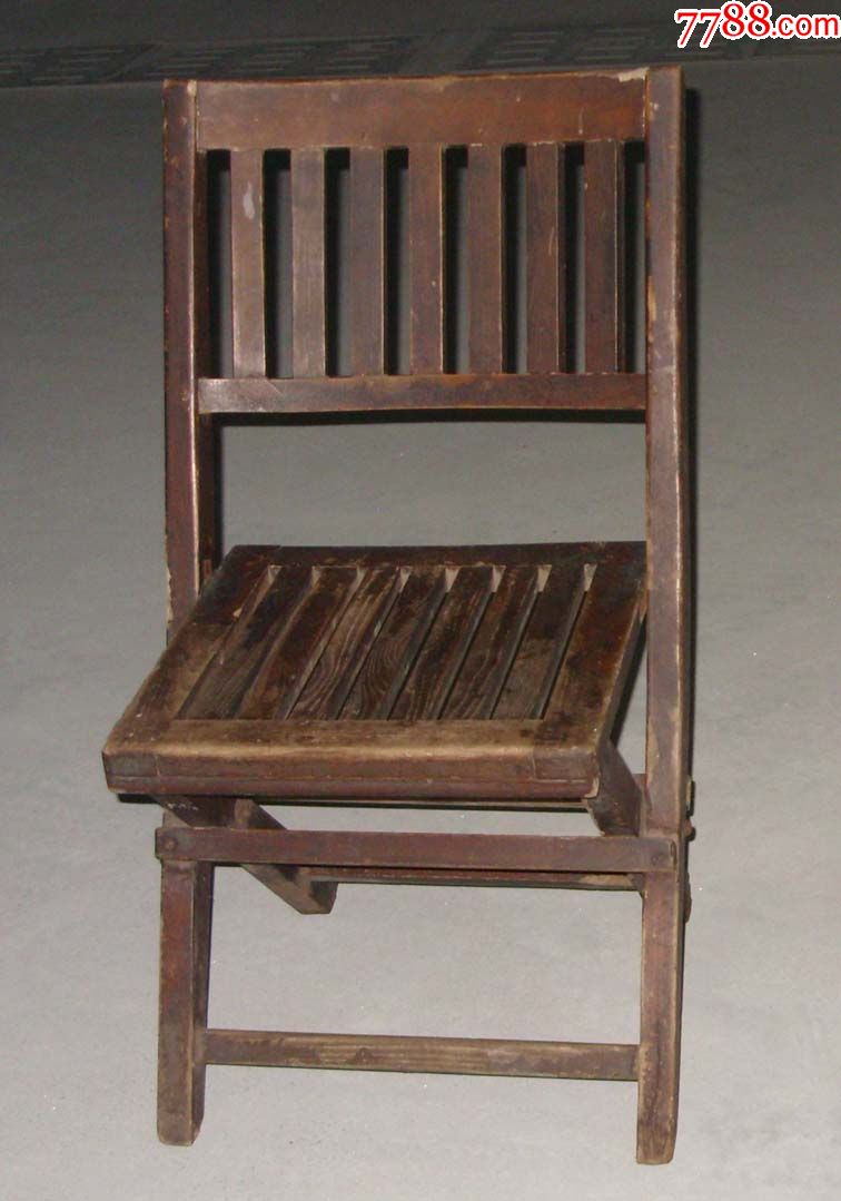 民国老椅子折叠椅交椅木椅子
