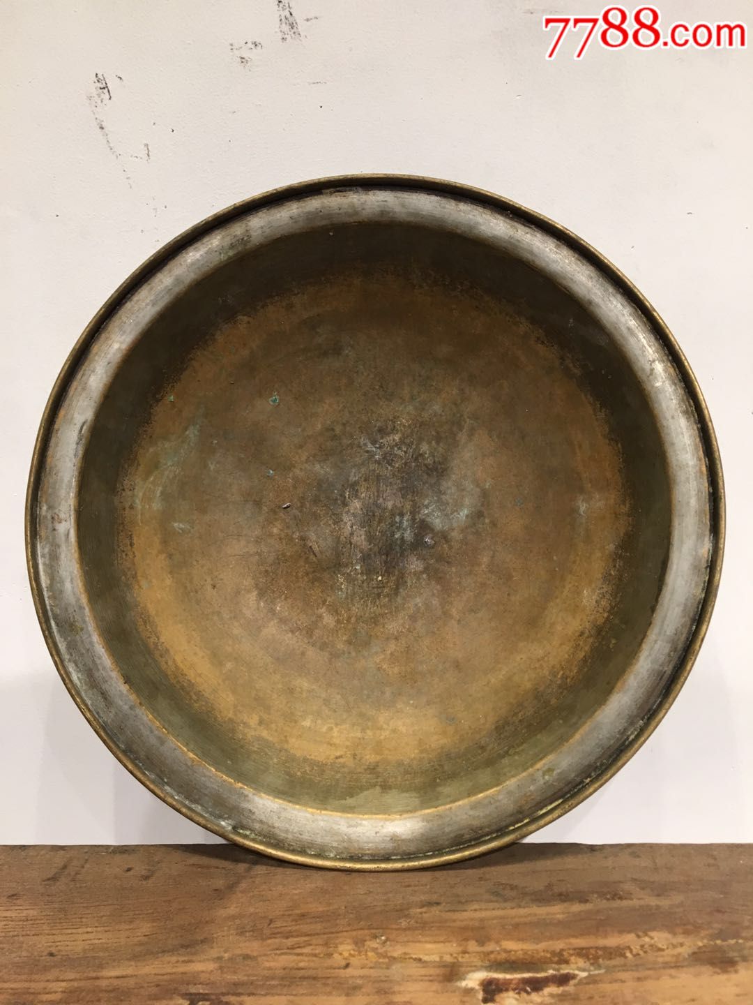 清代铜制火盆,全品包老