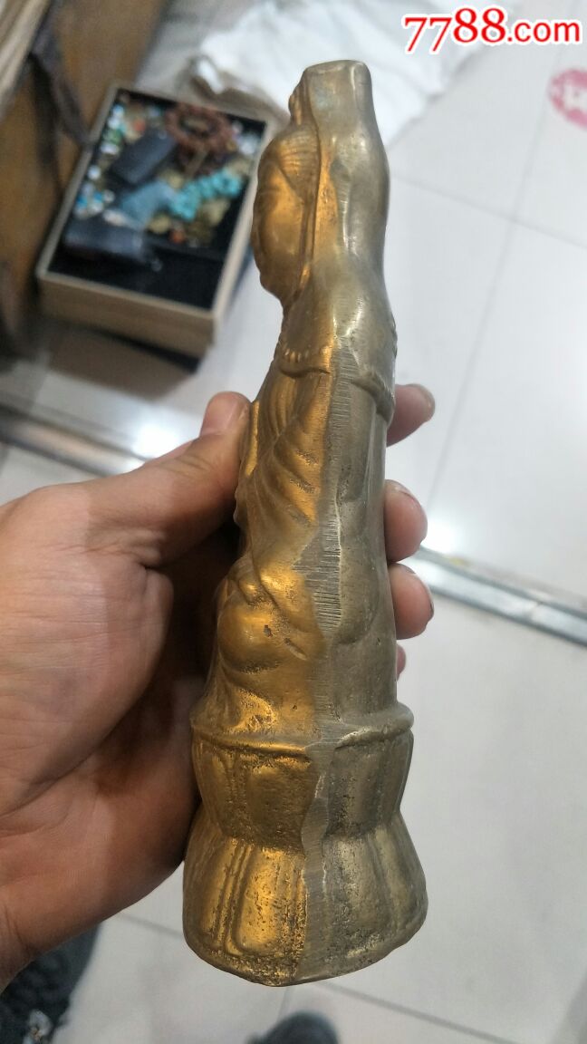 近代工艺品观音像-合莫铸造-se63875673-铜像/铜佛像-零售-7788收藏