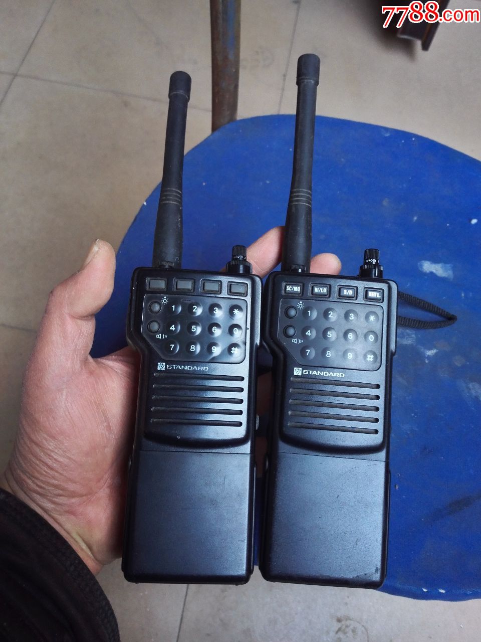 好品相马兰士对讲机一对