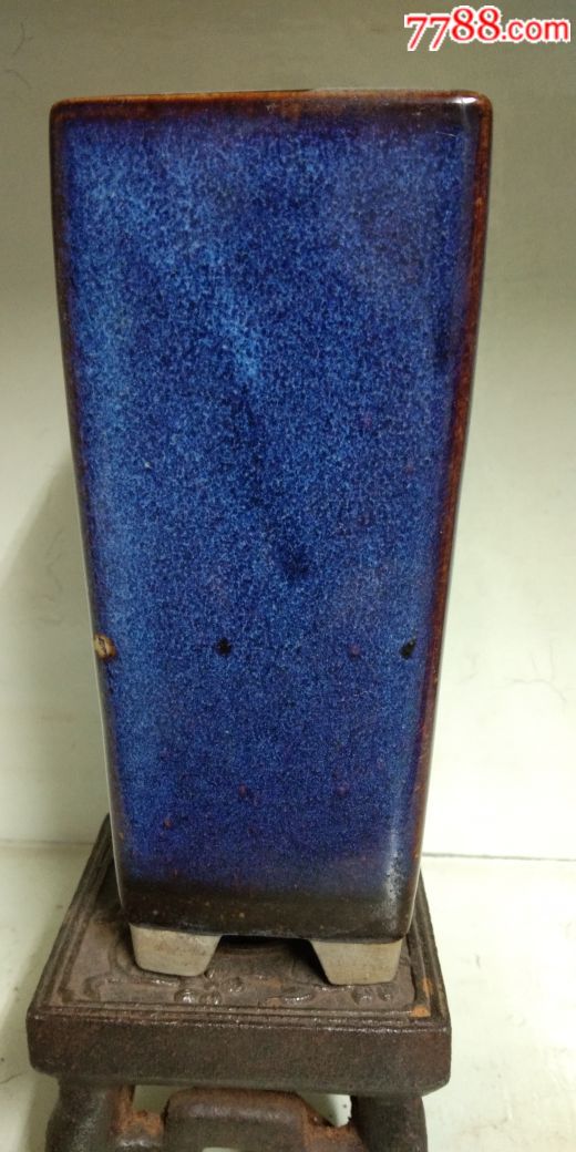 老钧瓷花盆