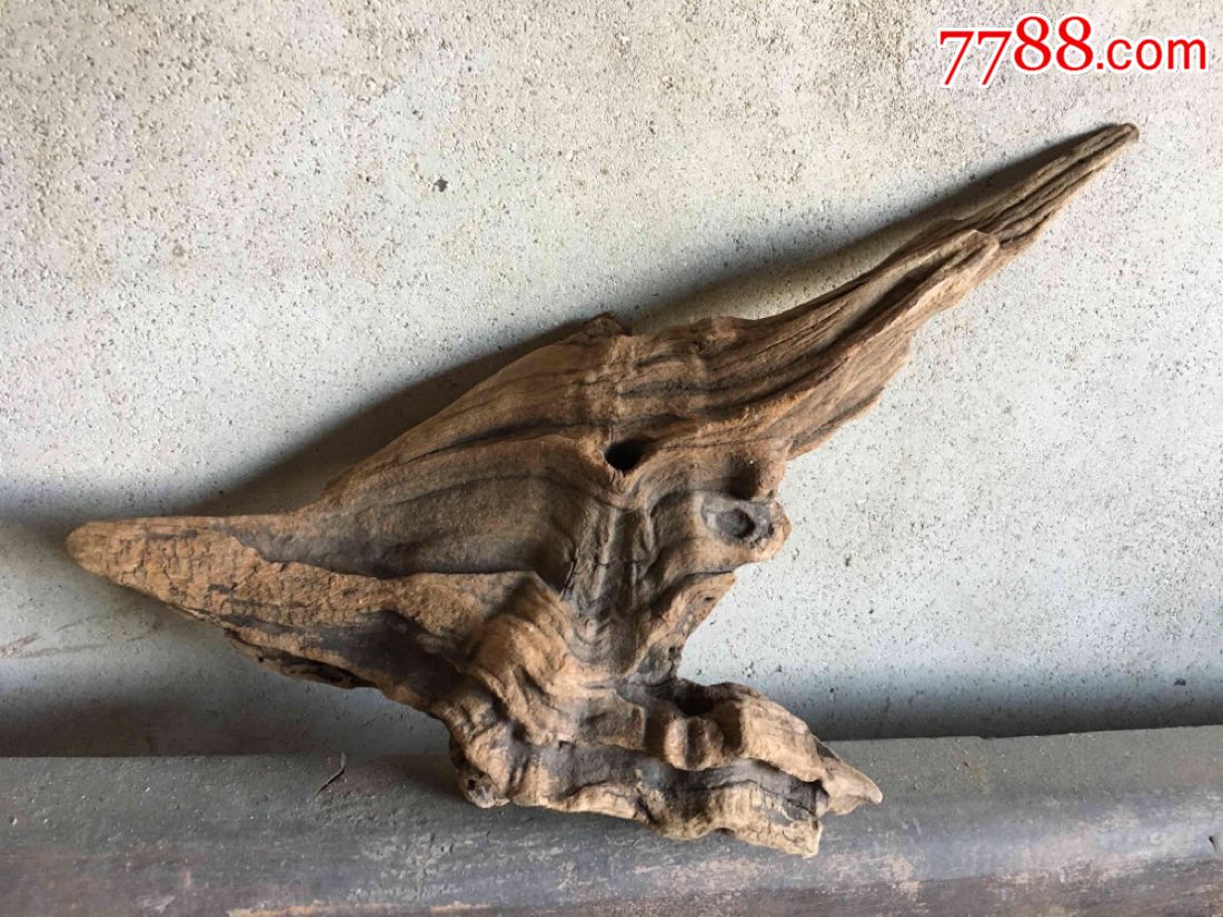 水沉木鱼缸装饰摆件怀旧收藏