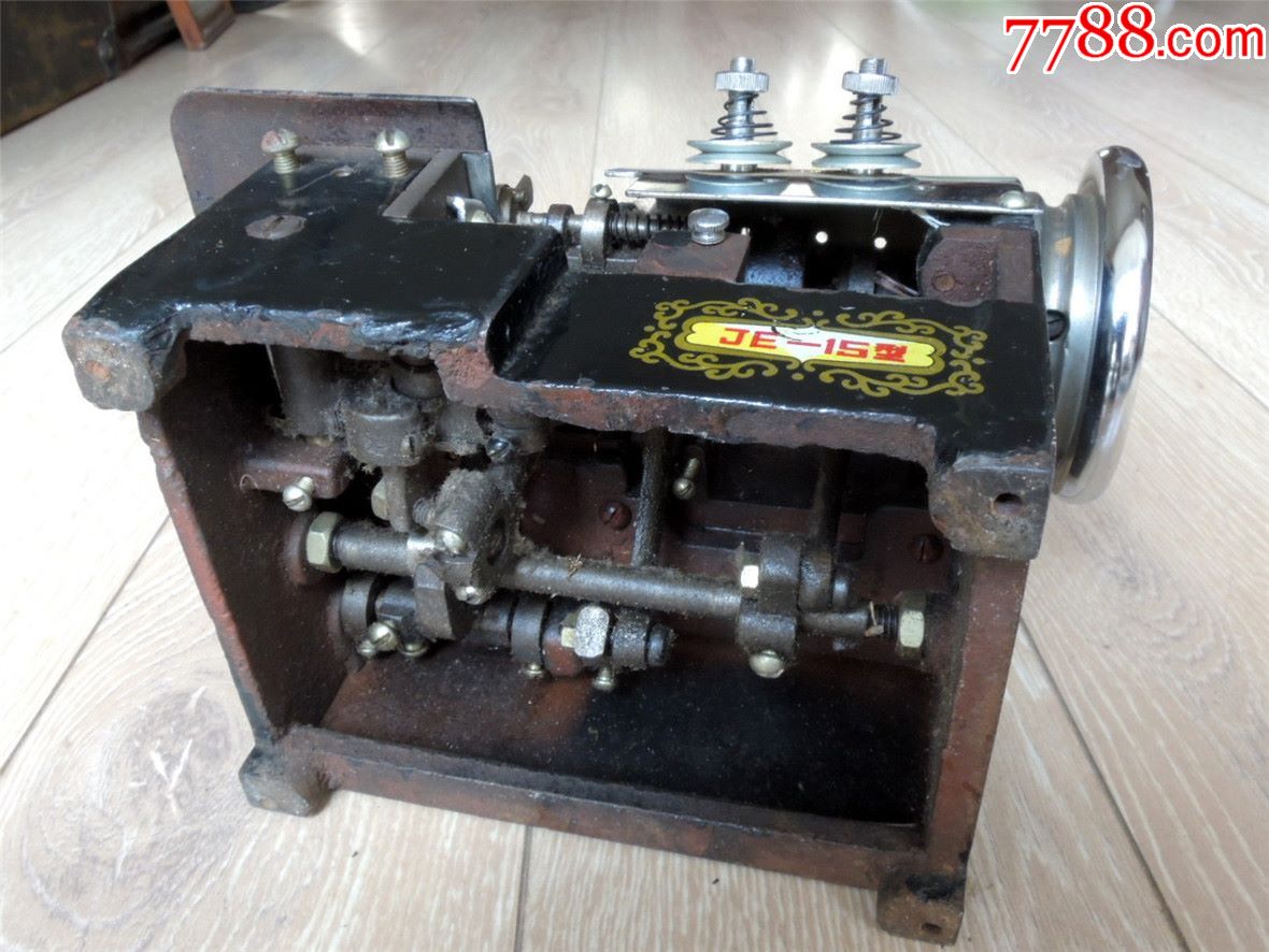 老國貨收藏1901-70年代江南機械廠制鳳凰牌手搖縫紉機頭5kg-好品