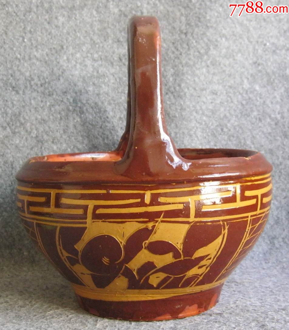 陶制手烘炉_红陶_鉴别图片_收藏价格_7788陶器收藏