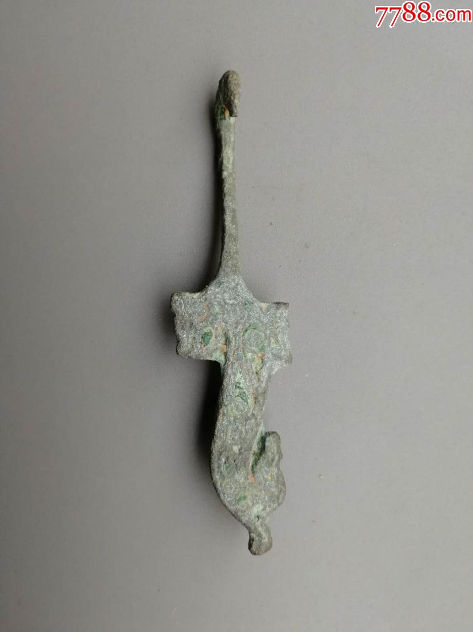 汉代回头虎铜带钩