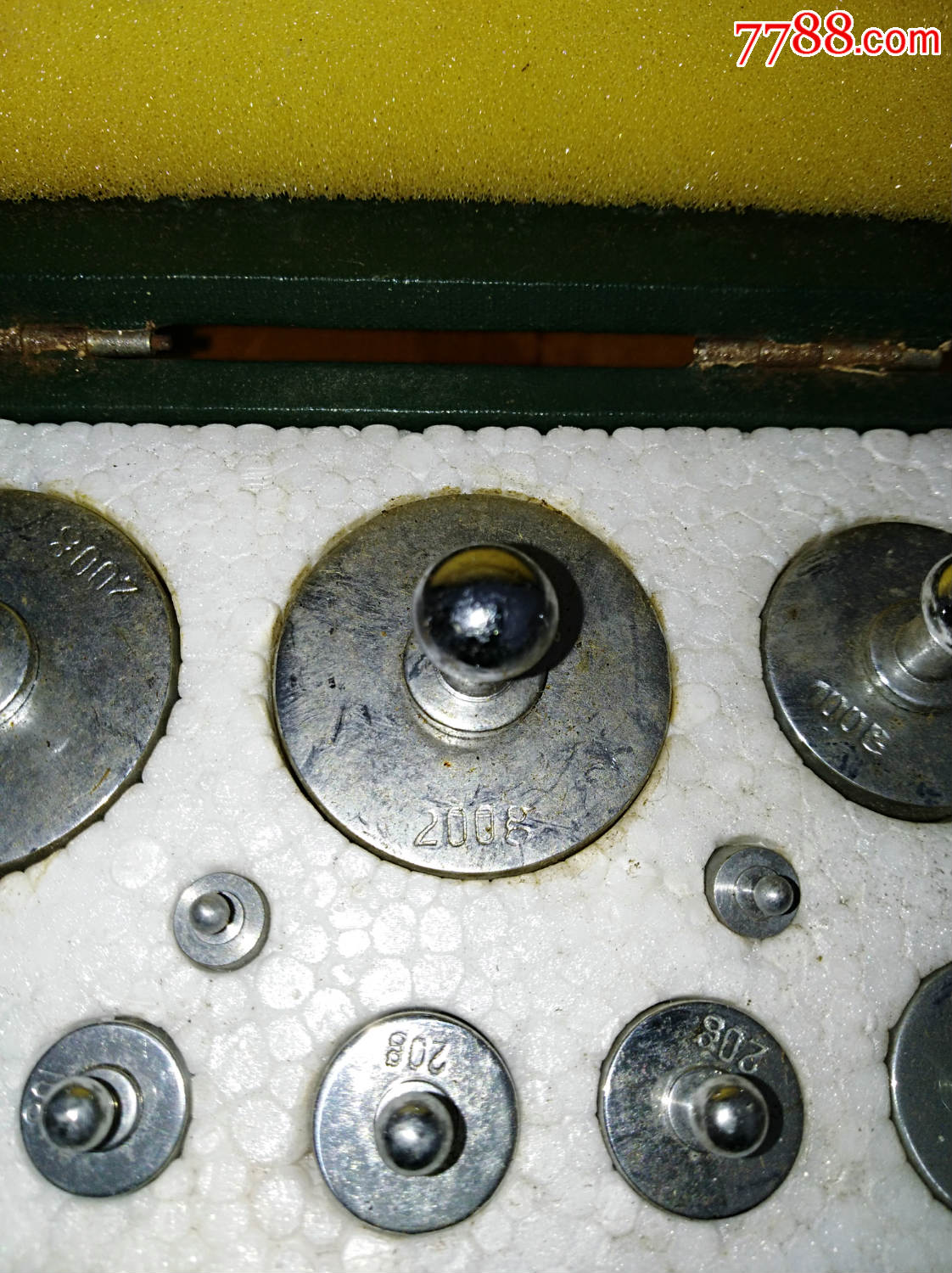 百灵500g物理天平砝码江苏常熟造盒内有检定证书