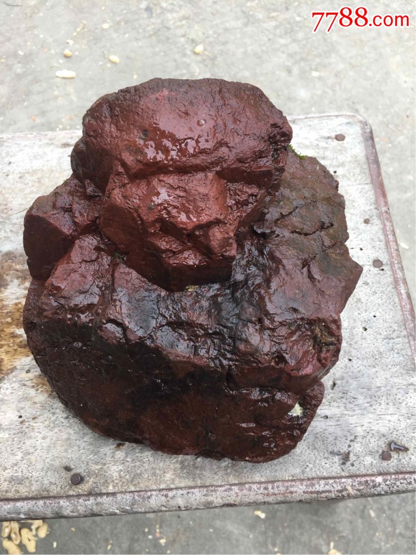 纯天然猪血石人头像