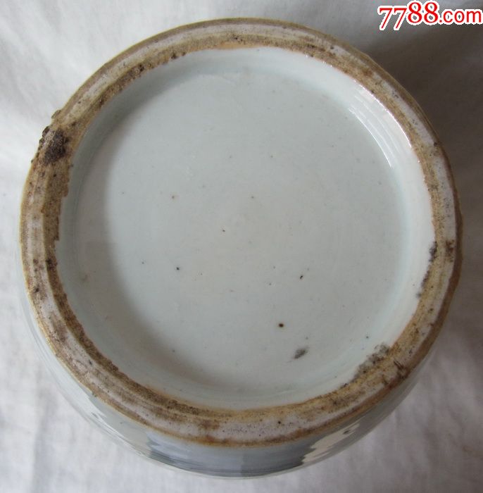 毛子荣绘月宫嫦娥冬瓜罐_彩绘瓷/彩瓷【结缘古玩店】_第7张_7788瓷器
