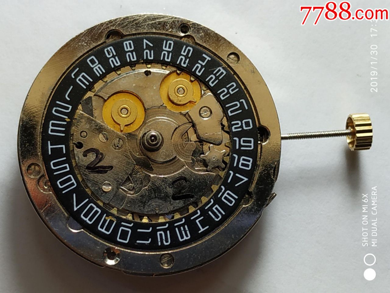 国产7750机芯有点瑕疵(a)