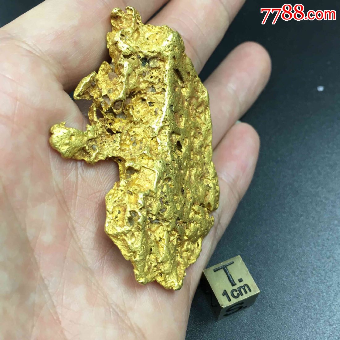 【kk陨石工作室】狗头金天然金块自然金原石98.97克