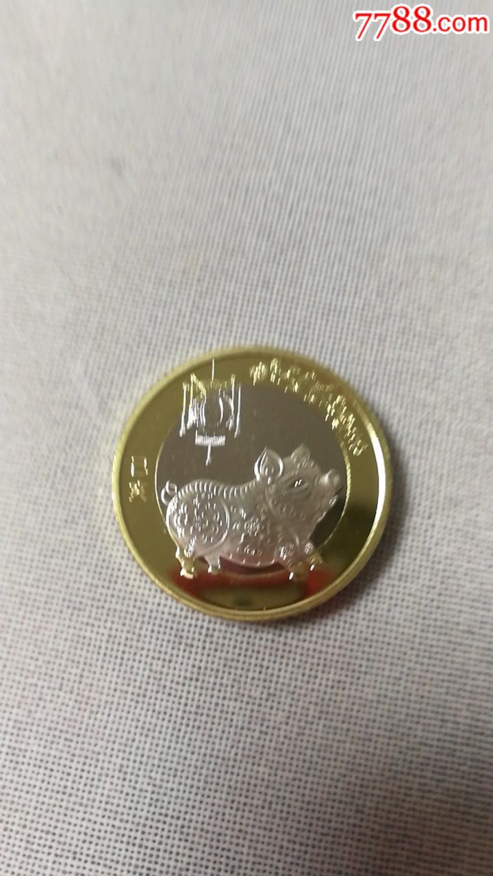 2019猪年生肖币一枚