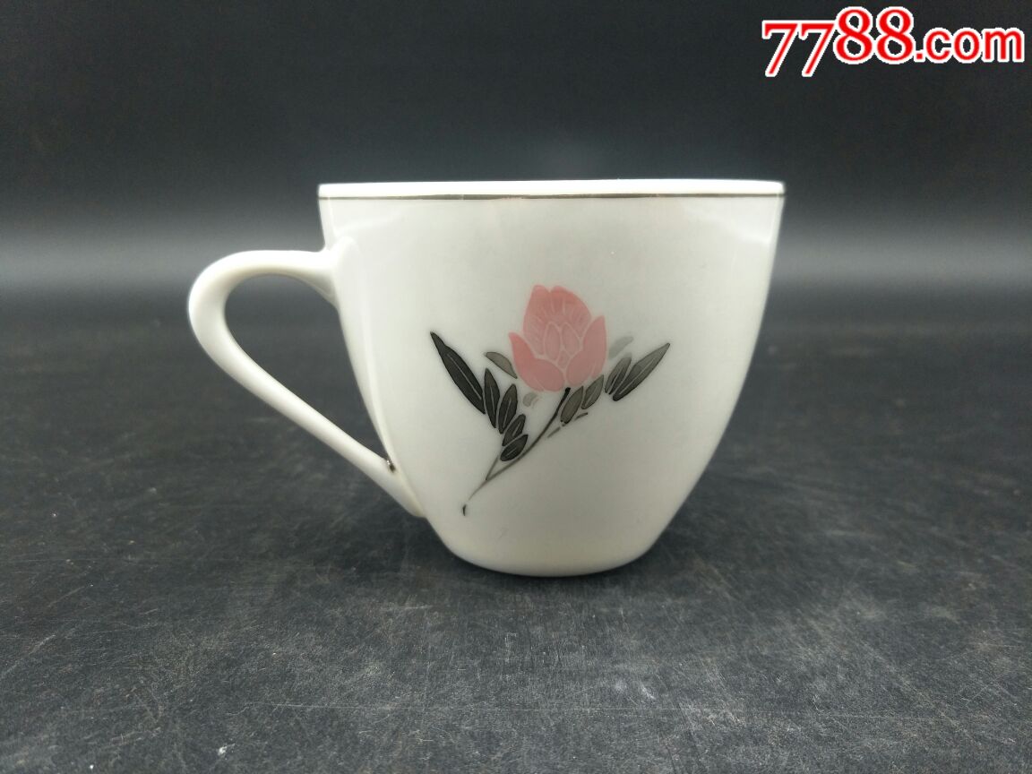 醴陵蝴蝶款老瓷器群力大球泥生产野蔷薇玉兰杯咖啡杯茶杯