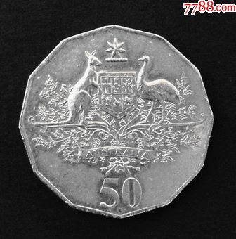 澳大利亚50分纪念币2001年联邦成立100周年