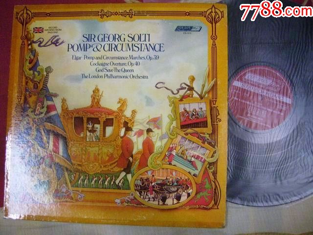 黑胶唱片LP唱片埃尔加威风堂堂进行曲OP39