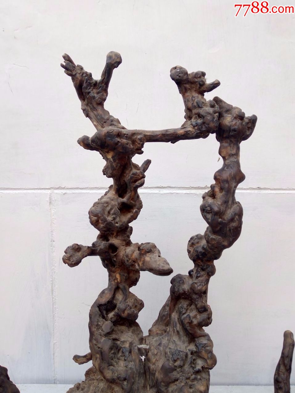 天然随形麻梨疙瘩根雕摆件