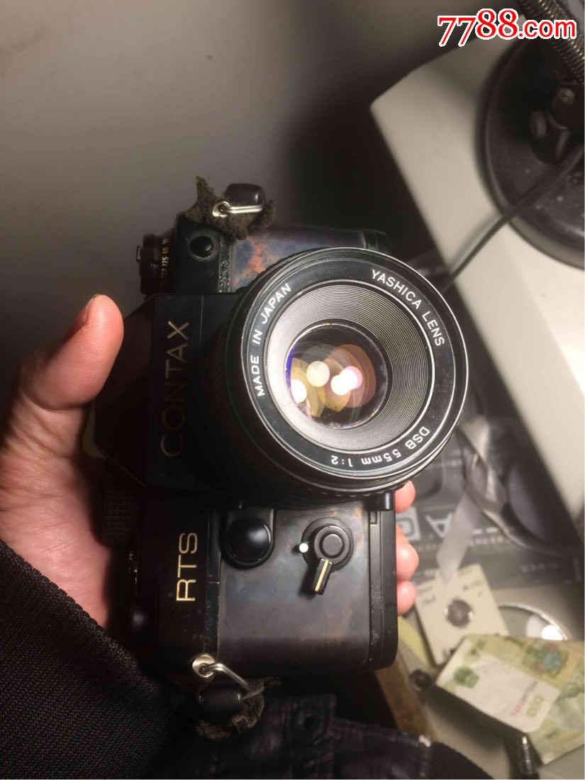 contax胶卷单反相机带镜头