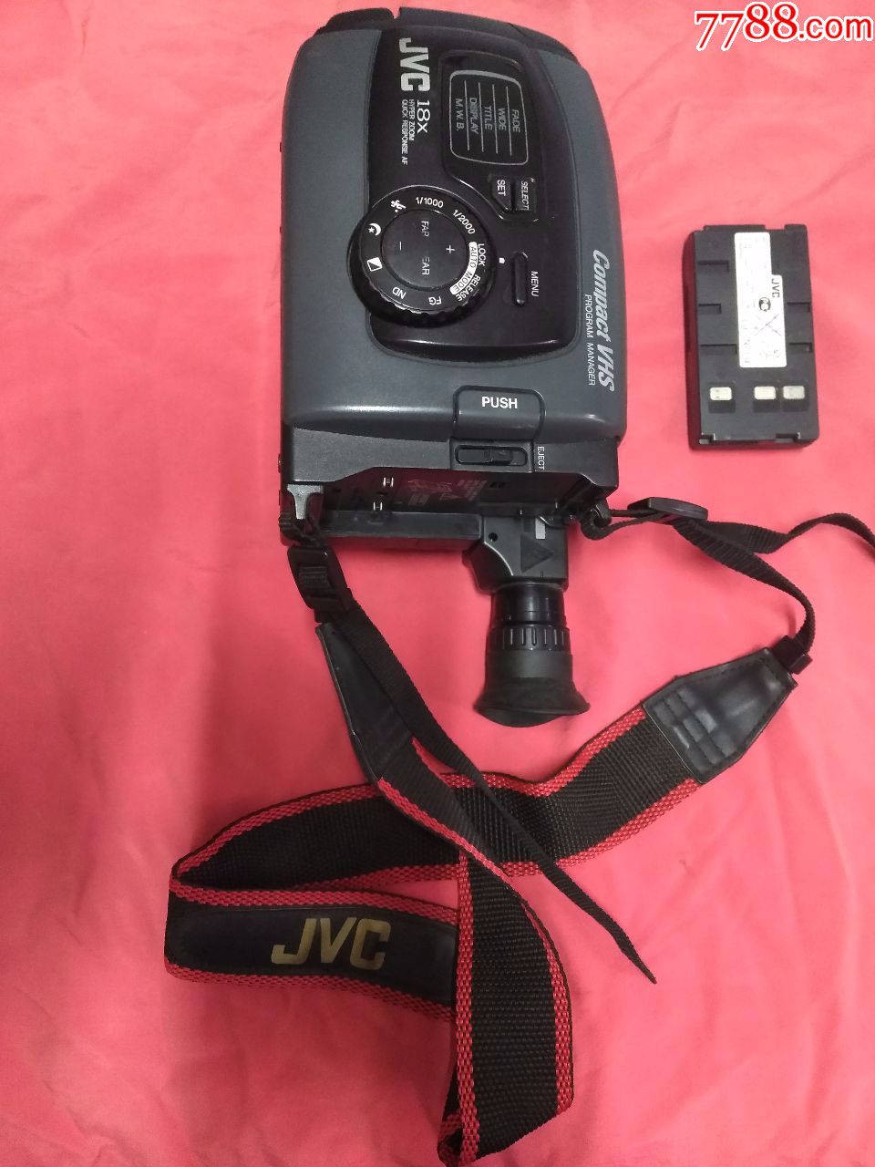 jvc磁带摄像机grax337e赠送电池一个