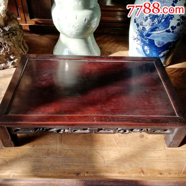 老红木小茶台