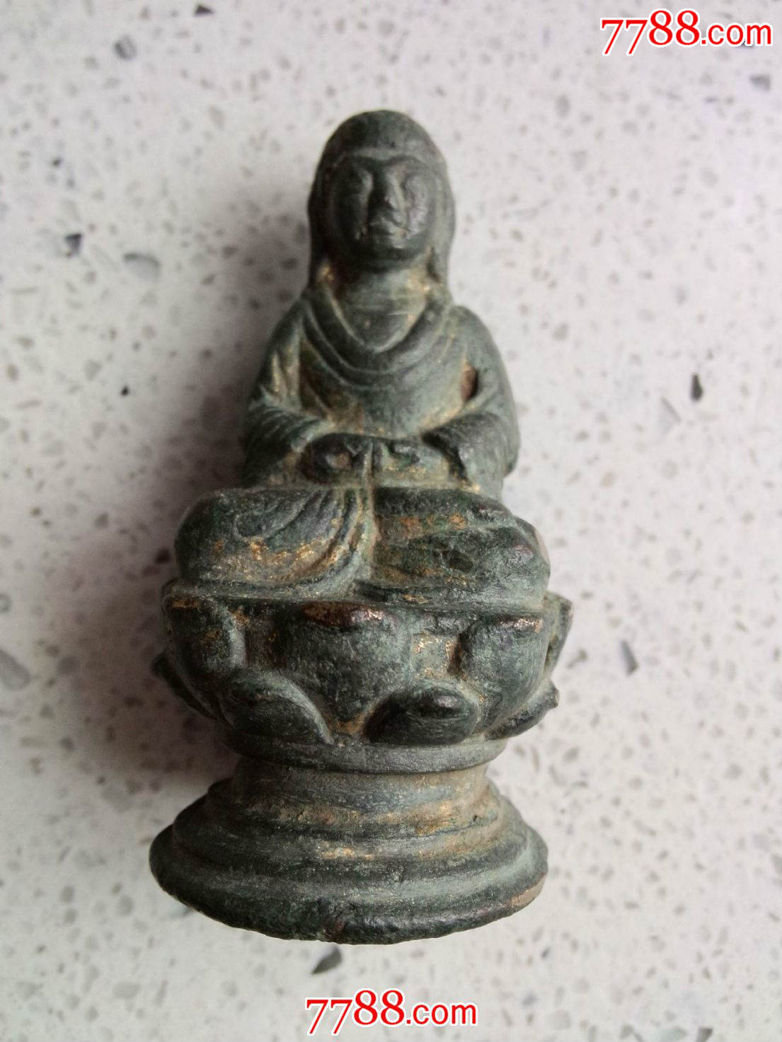 辽代鎏金铜佛像_价格38000元【古玩于的店】_第1张_7788收藏__收藏