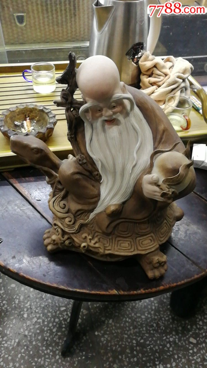 瓷塑人物老寿星
