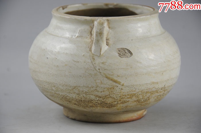 辽金白釉罐双系磁州窑漂亮插花民俗包老包真古董古玩陈设摆件收藏