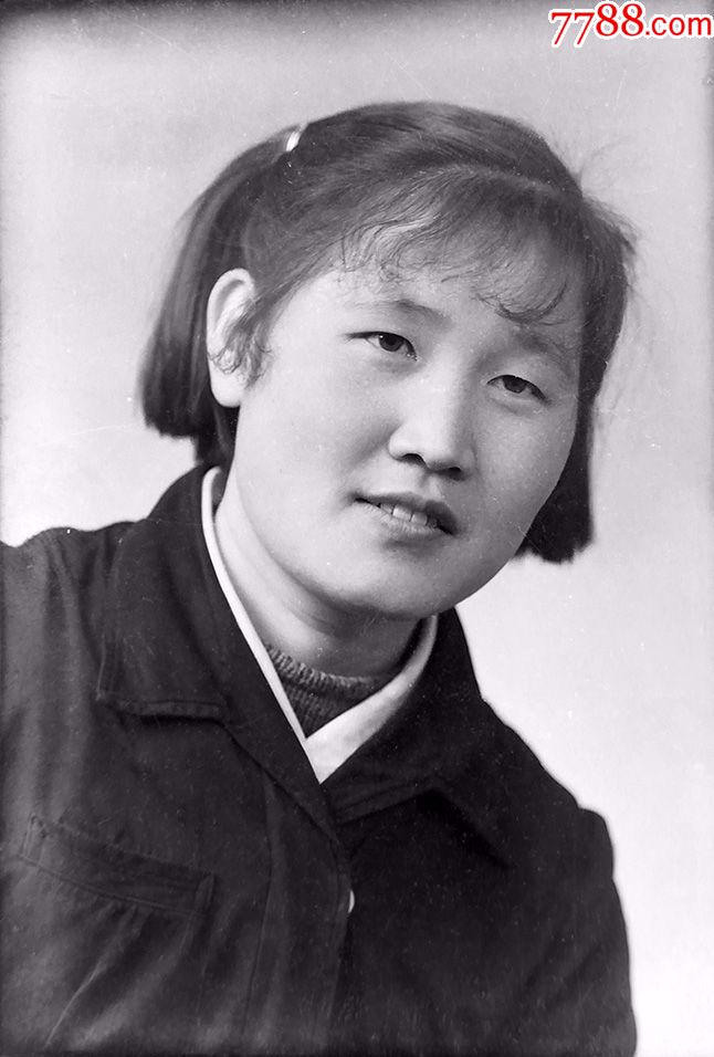 短发姑娘【老底片】