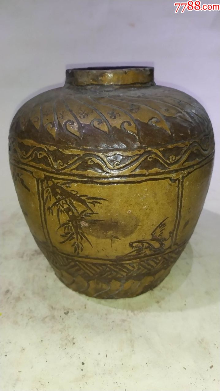 清代马口窑屈原诗坛-其他陶器-7788陶器收藏