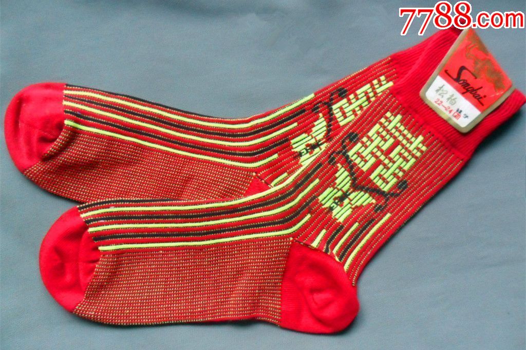 精选老红尼龙袜