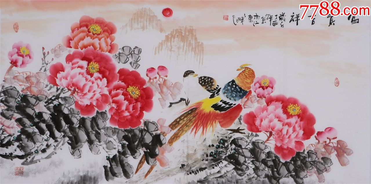 李入云·四尺花鸟07-花鸟国画原作-7788收藏