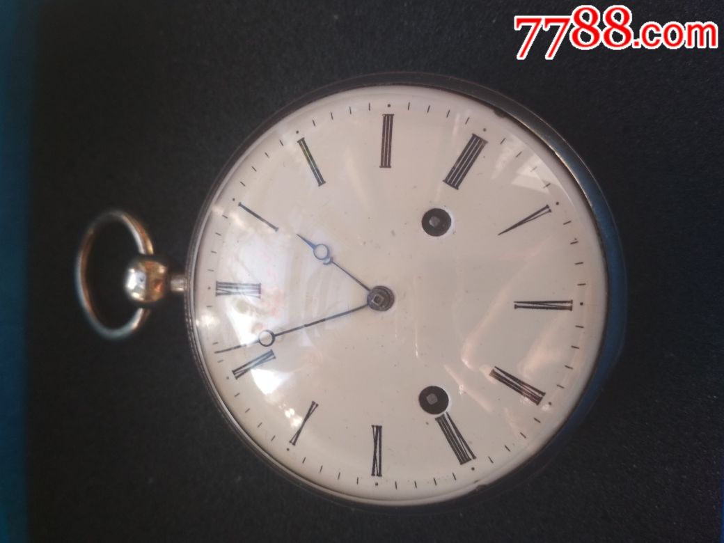 银壳芝麻链自鸣怀表