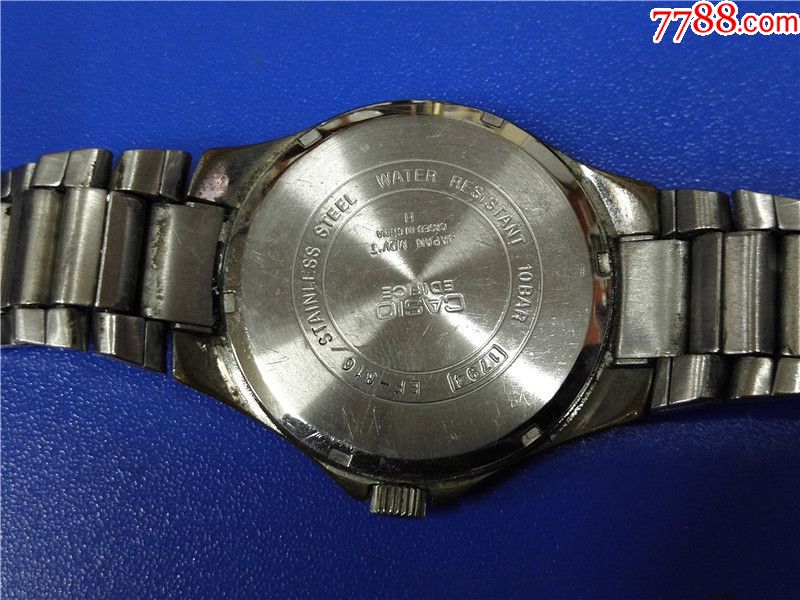 日本卡西欧ef-316男士石英电子表