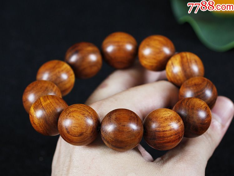 越南精品黄花梨木手串20mm12颗珠～第十七～问佛结缘