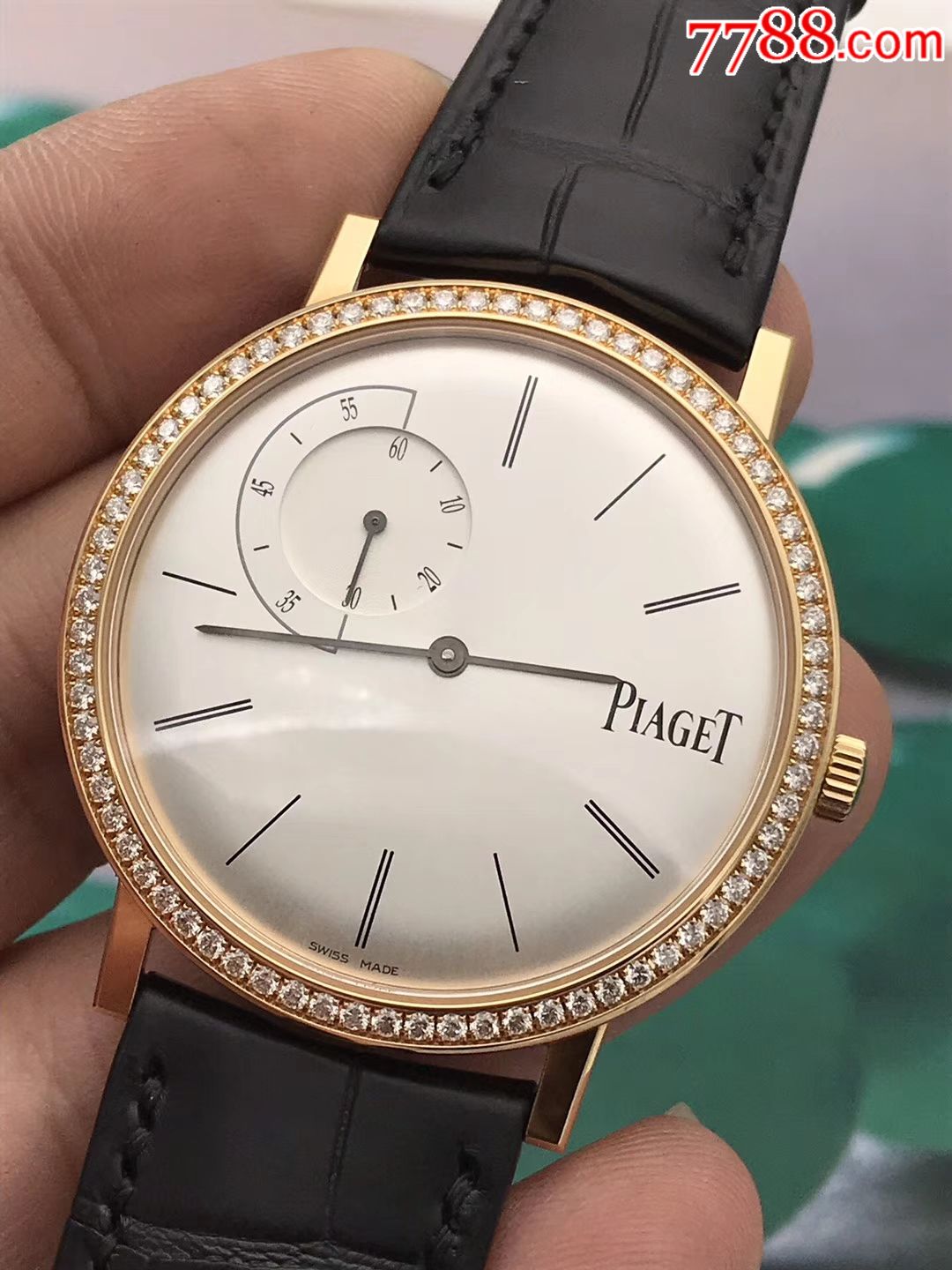 十大名表瑞士伯爵手表18k黄金库存未使用品原镶钻石