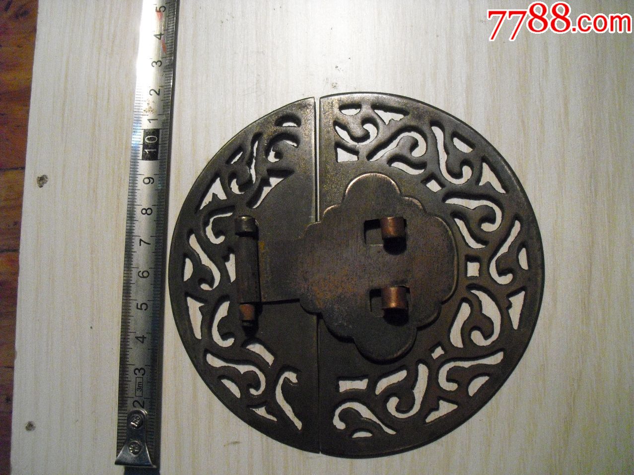 民国箱柜铜配件一个