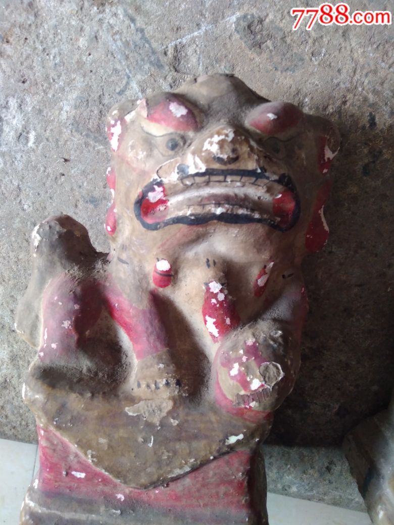 泥老虎腊烛台,泥人张/泥塑_第2张_7788泥人张