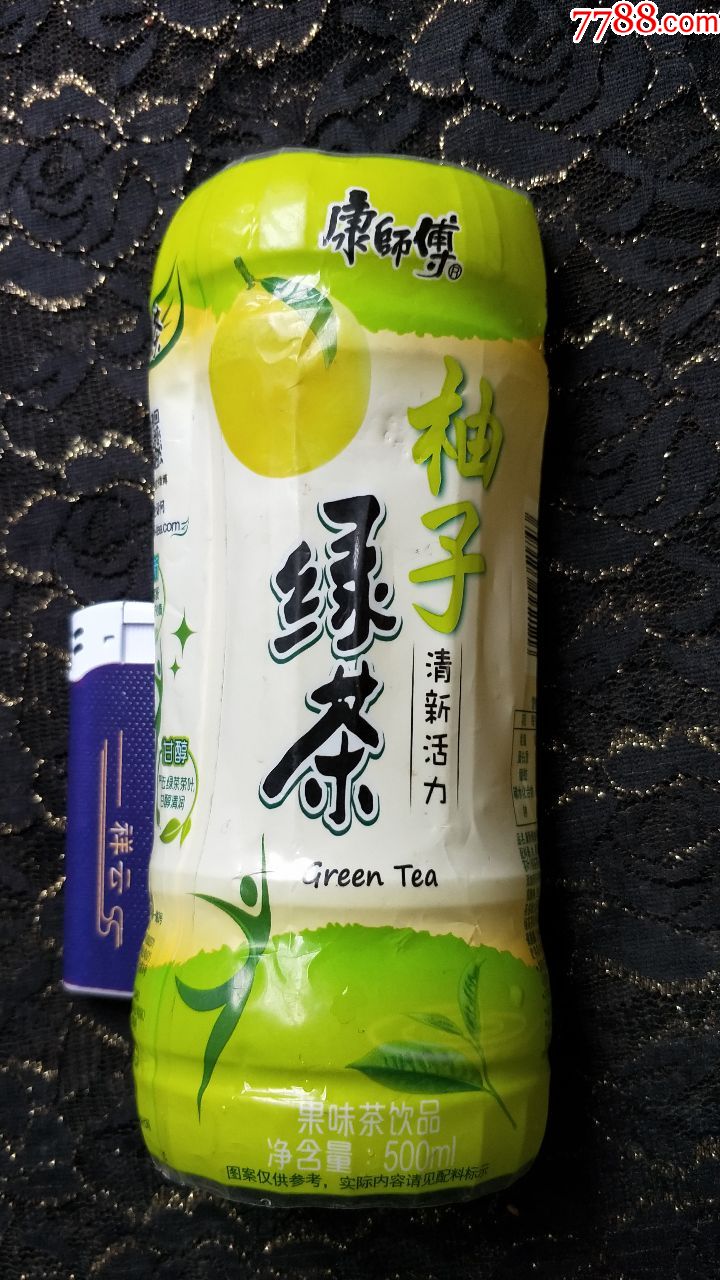 瓶标收藏-康师傅-绿茶柚子