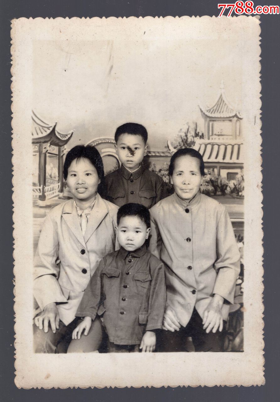 家庭老照片12厘米8厘米