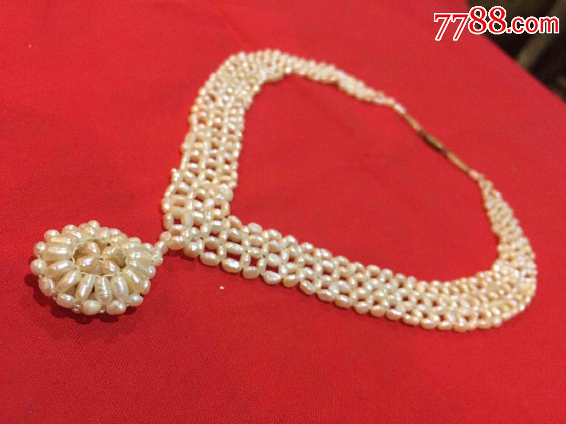 民国漂亮的珍珠项链