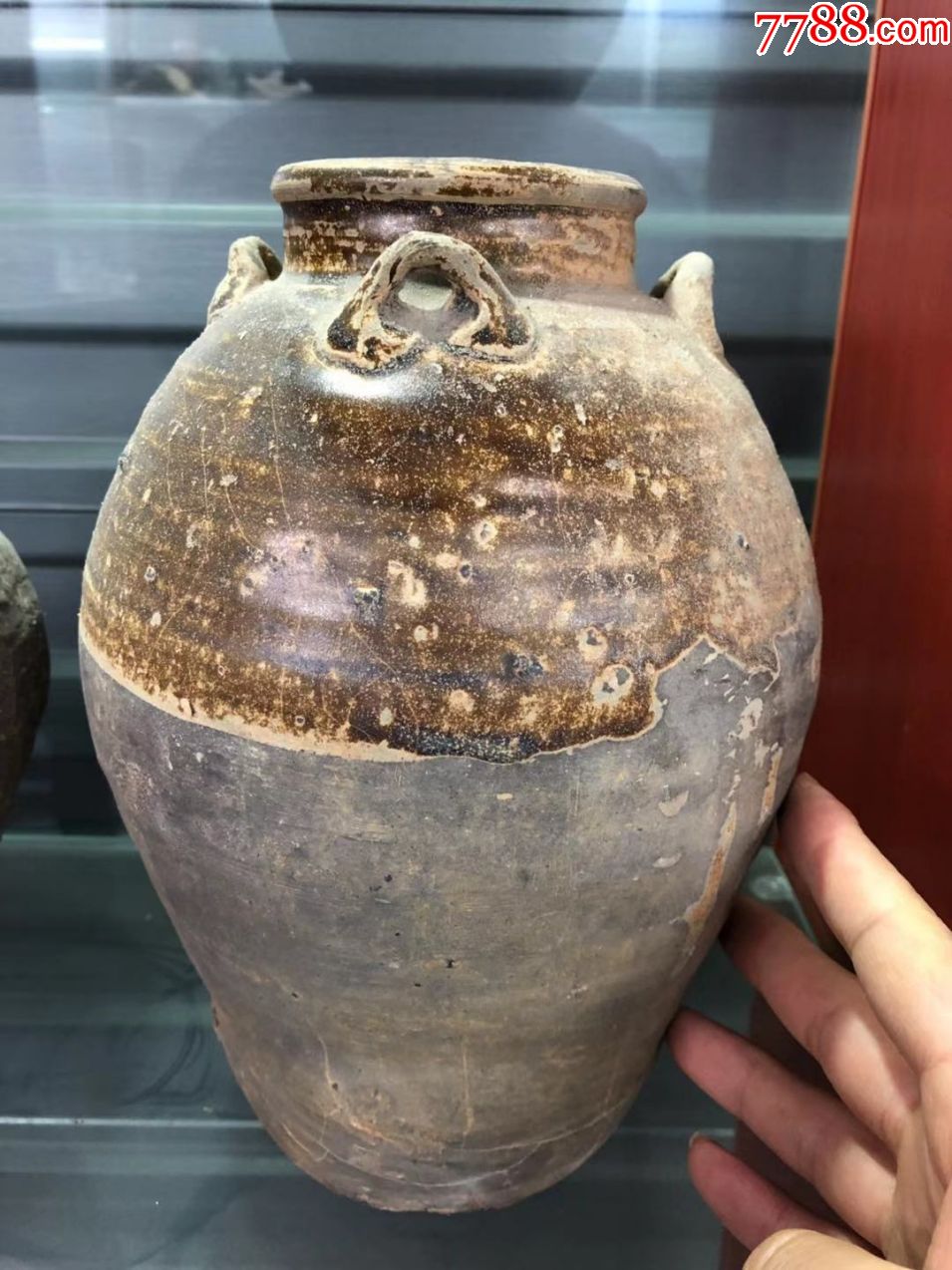 唐宋四系半釉罐子一件