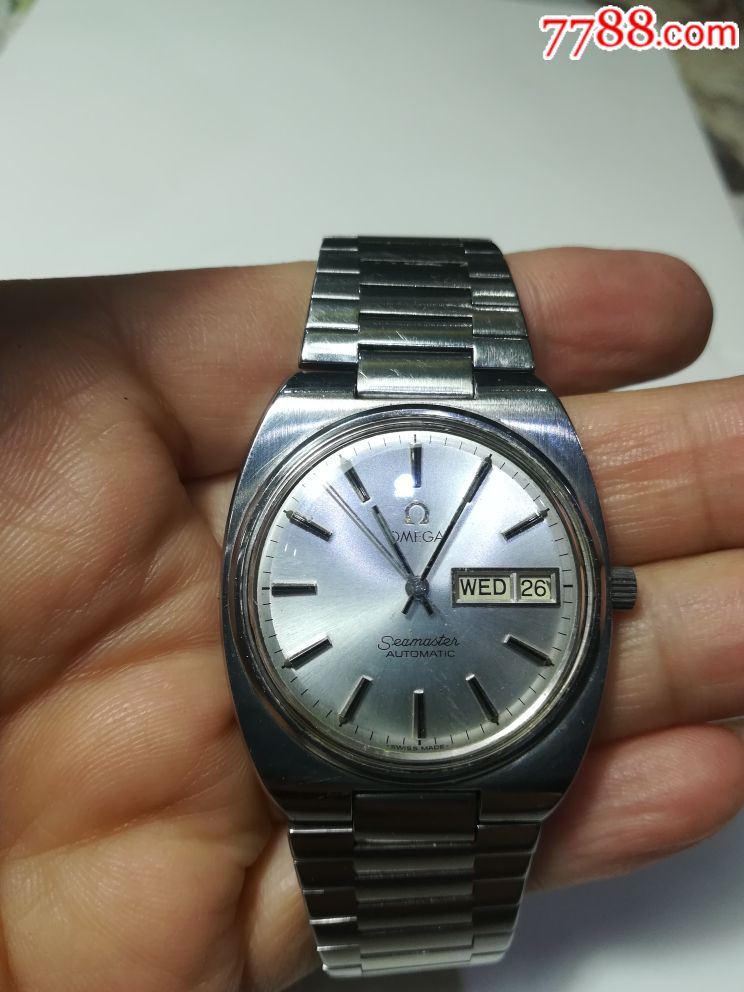 欧米茄海马1020机械自动男表