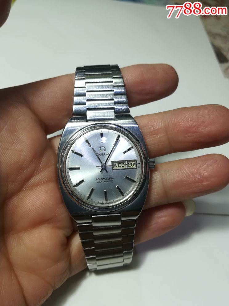 欧米茄海马1020机械自动男表