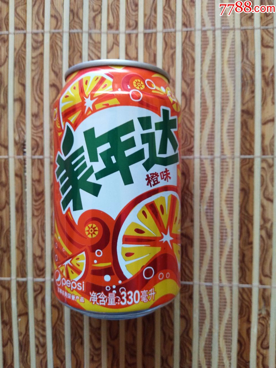 美年达橙味味汽水铝罐---330ml----长春产