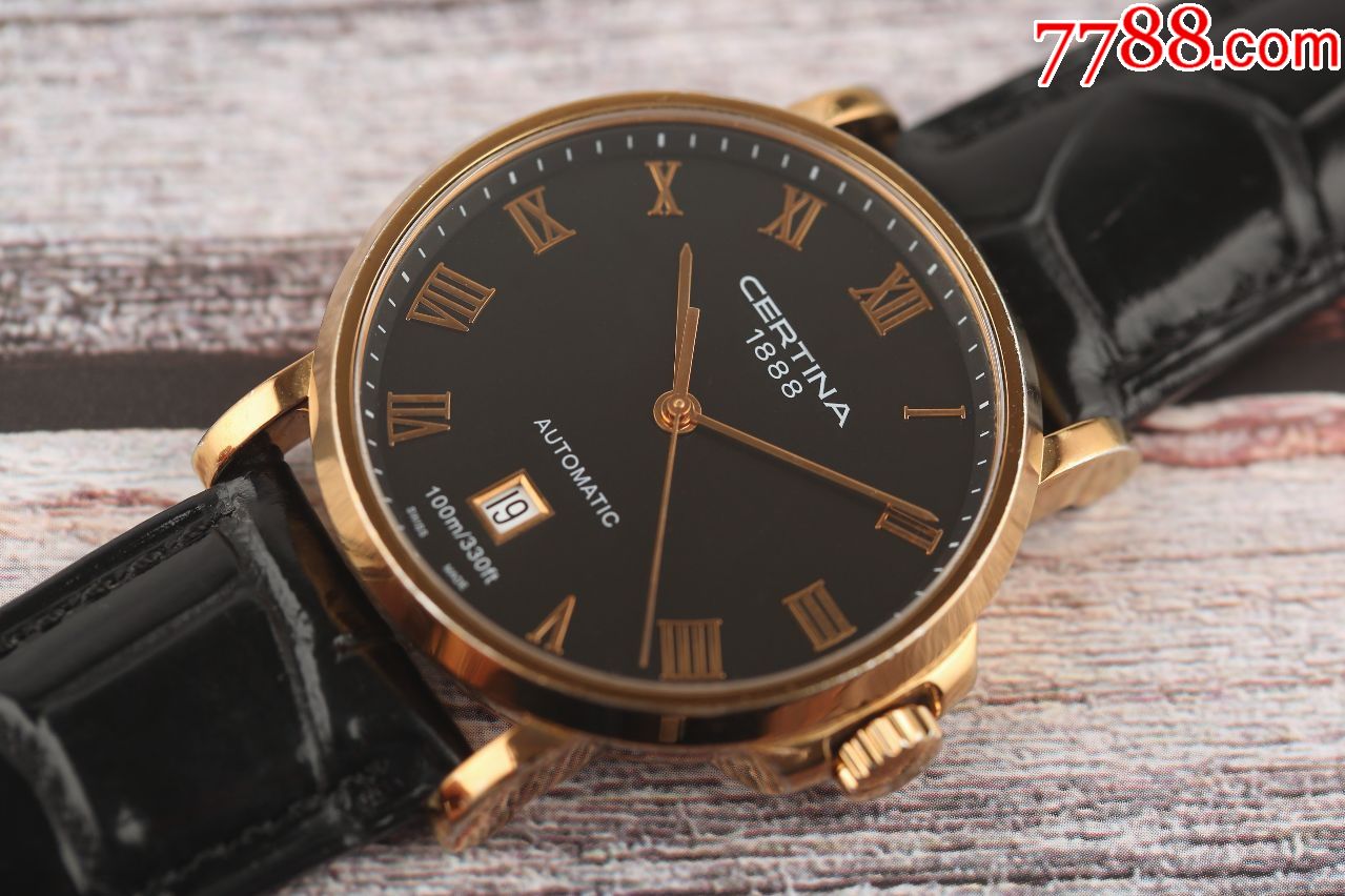 瑞士雪铁纳手表1888卡门系列华丽玫瑰金单表停产款制表经典