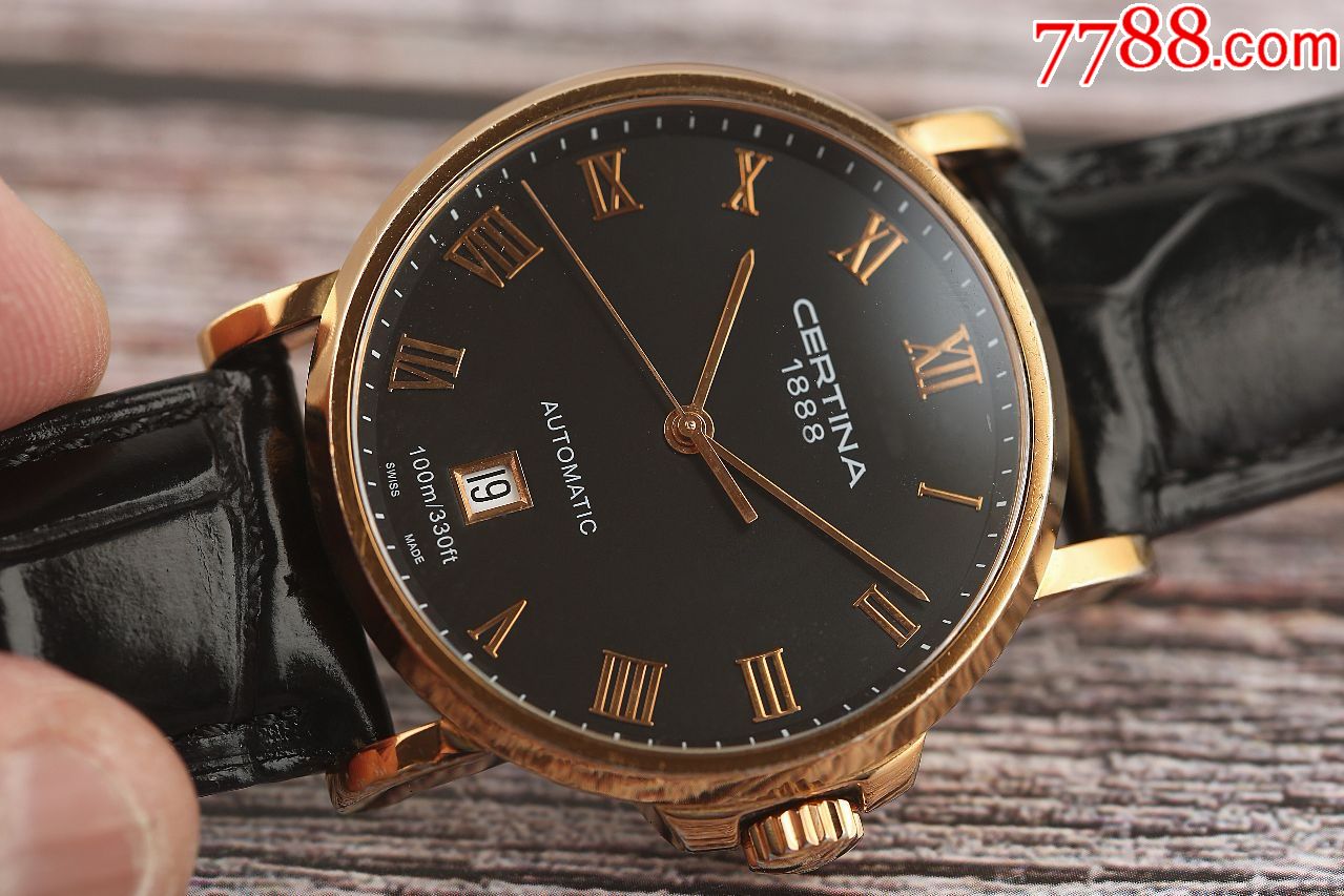 瑞士雪铁纳手表1888卡门系列华丽玫瑰金单表停产款制表经典