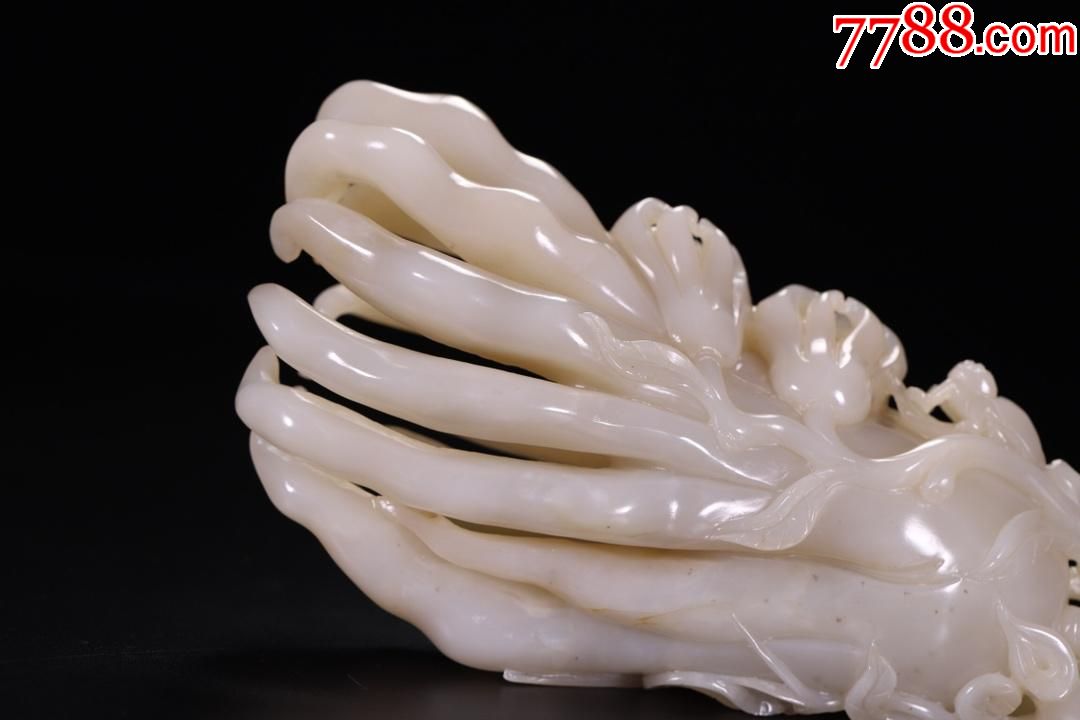 和田玉佛手摆件