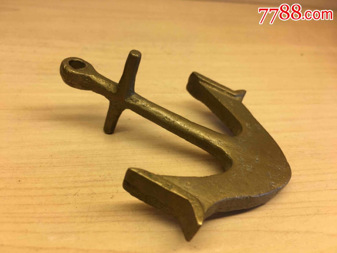 民国时期漂亮的老海军锚铜件