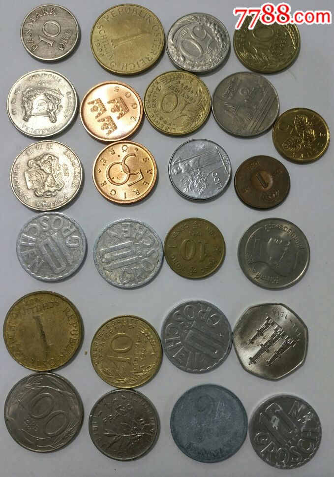 各国硬币扫一扫图片