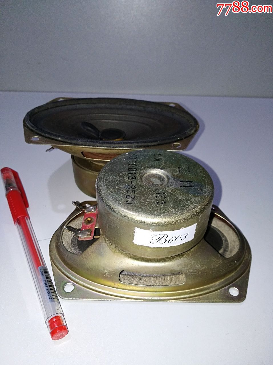 603zm大磁钢椭圆形喇叭1对16Ω5w高52cm长127cm宽79cm