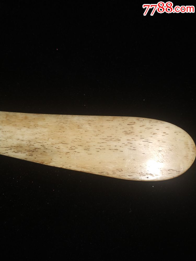 骨制品,老骨雕骨勺药勺骨片